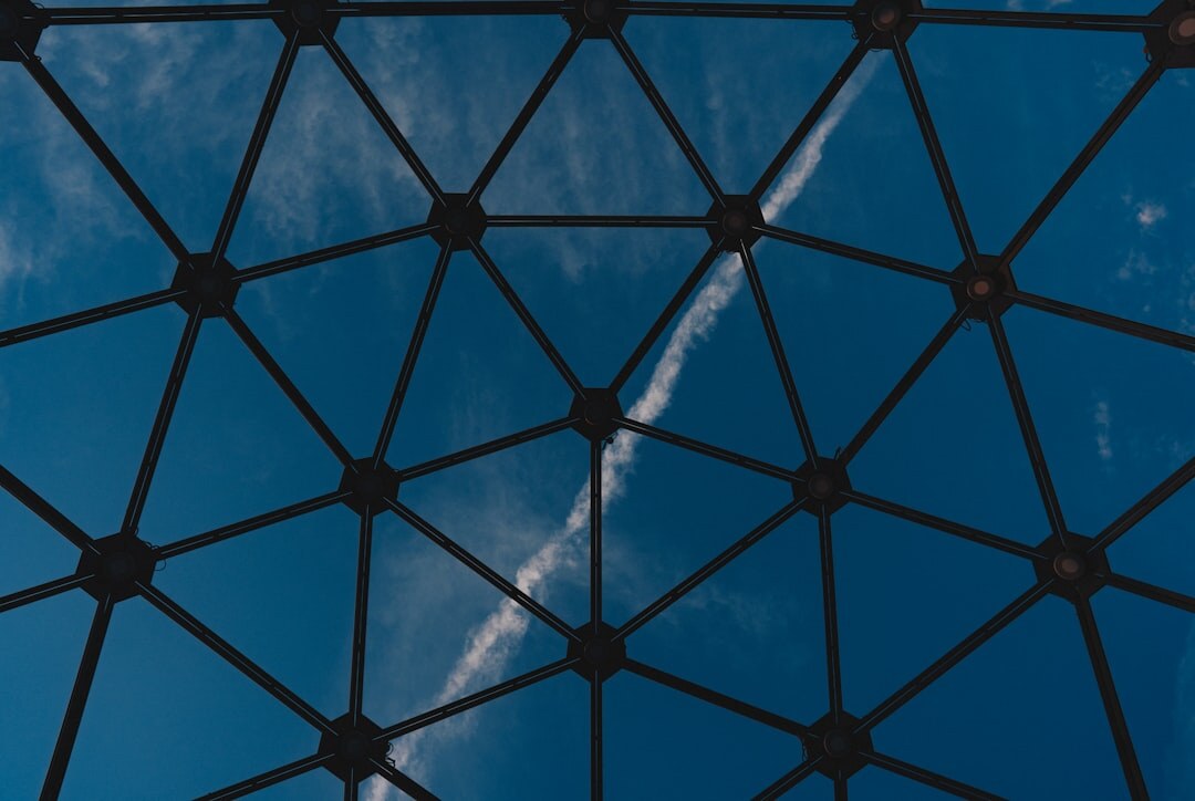 Cloud computing concept with digital connections